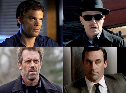 Michael C. Hall, Dexter, Bryan Cranston, Breaking Bad, Hugh Laurie, House, Jon Hamm, Mad Men Michael C. Hall, Dexter, Bryan Cranston, Breaking Bad, Hugh Laurie, House, Jon Hamm, Mad Men